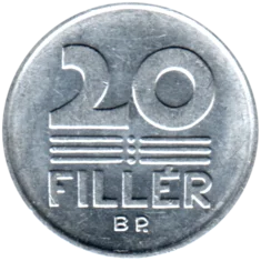Preview 20 fillér, 1984 reverse