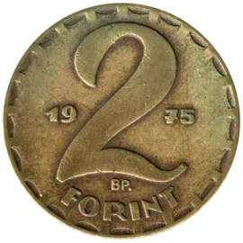 Preview 2 Forint, 1975 reverse