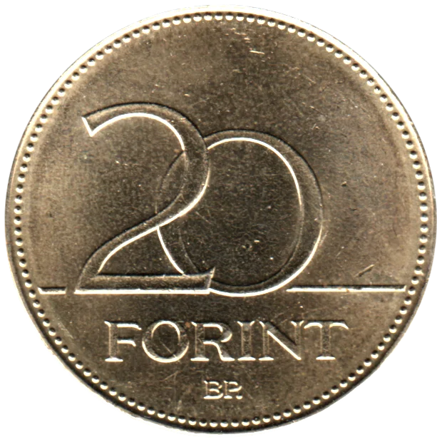 20 Forint, 2021 Reverse