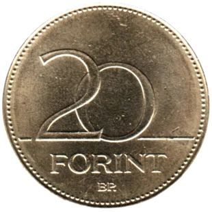 Preview 20 Forint, 2021 reverse