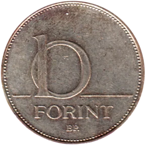Preview 10 Forint, 2003 reverse