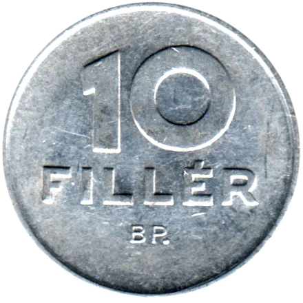 10 fillér, 1988 Reverse
