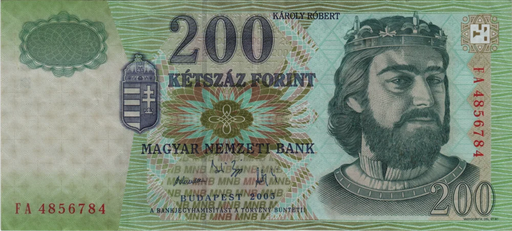 200 Forint, 2005 Reverse