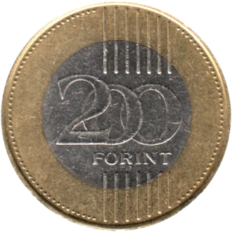 Preview 200 Forint, 2016 reverse