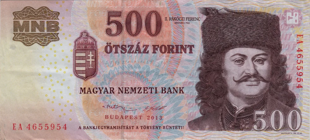 500 Forint, 2013 Reverse