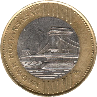 Preview 200 Forint, 2011 obverse
