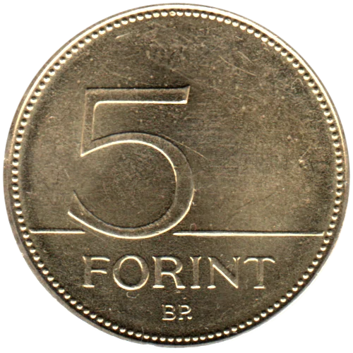 5 Forint, 2013 Reverse