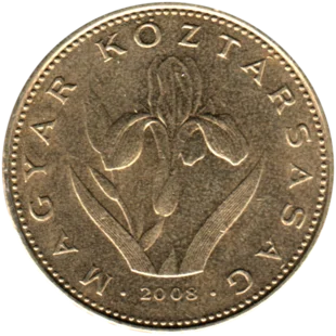 Preview 20 Forint, 2008 obverse