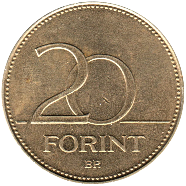 20 Forint, 2008 Reverse