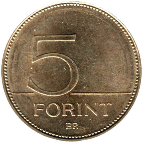 5 Forint, 2020 Reverse