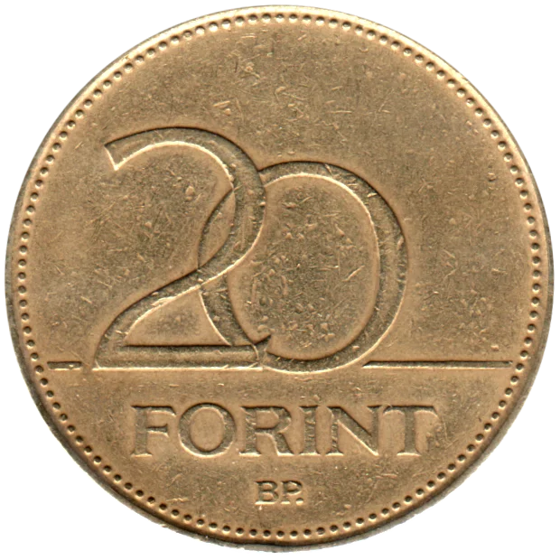 20 Forint, 1994 Reverse