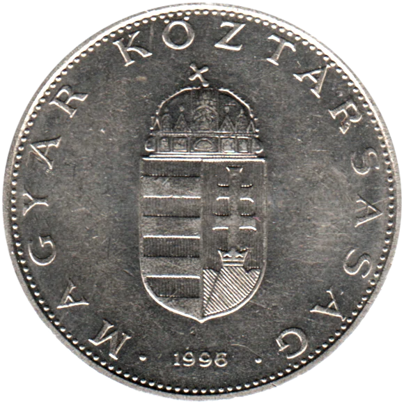 10 Forint, 1996 Obverse