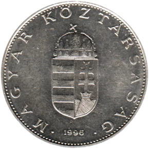 Preview 10 Forint, 1996 obverse