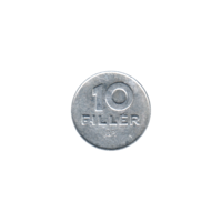 Preview 10 fillér, 1974 reverse