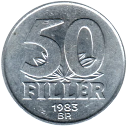 Preview 50 fillér, 1983 reverse