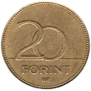 Preview 20 Forint, 2007 reverse
