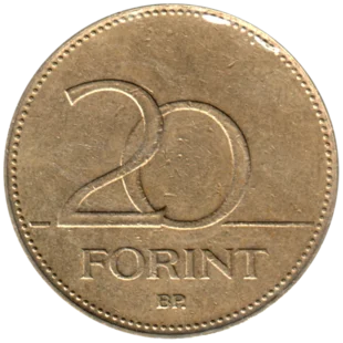 Preview 20 Forint, 2004 reverse