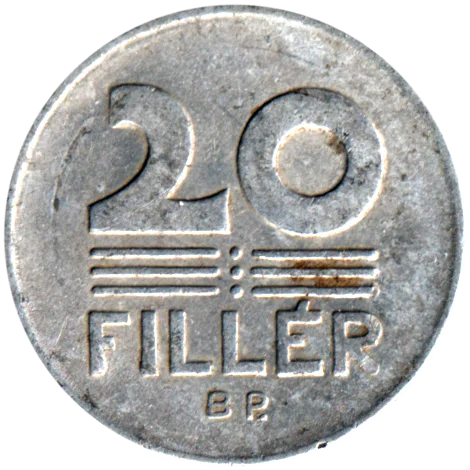 20 fillér, 1980 Reverse