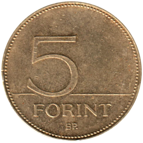 5 Forint, 1997 Reverse