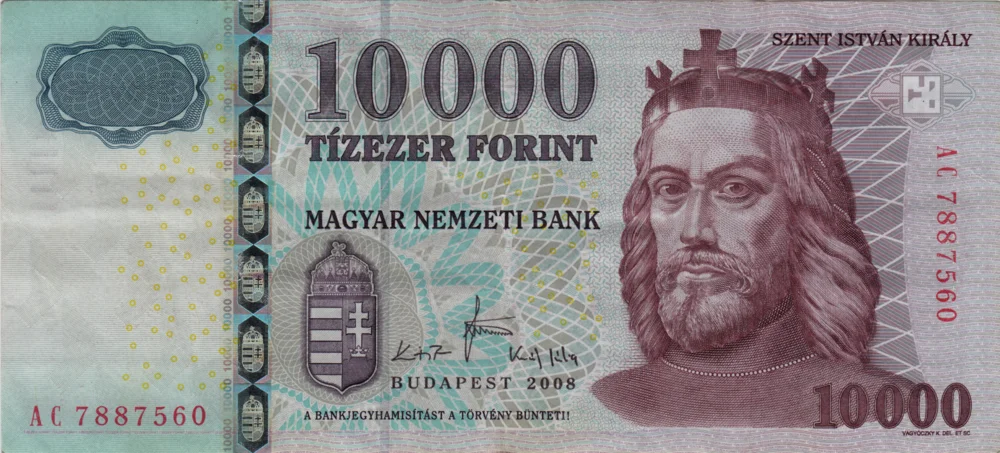 10000 Forint, 2008 Reverse