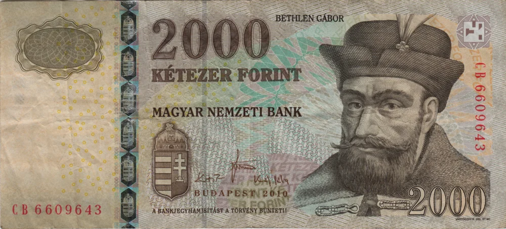 2000 Forint, 2010 Reverse