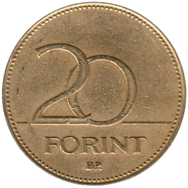20 Forint, 1993 Reverse