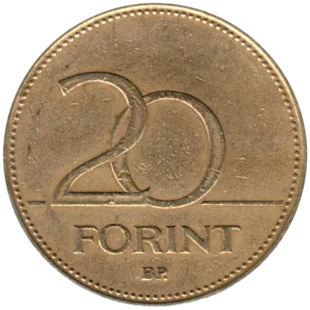 Preview 20 Forint, 1993 reverse
