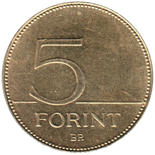 5 Forint, 2008 Reverse