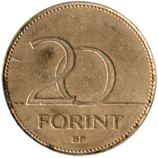 Preview 20 Forint, 2005 reverse