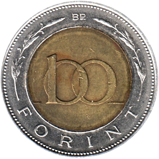 100 Forint, 2007 Reverse