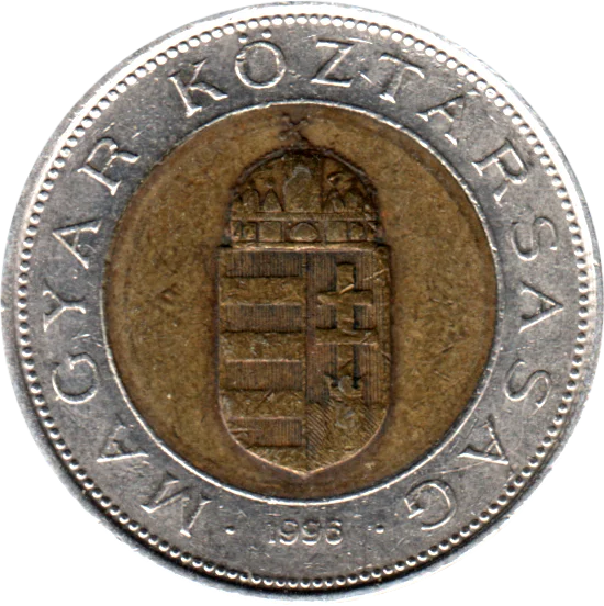 100 Forint, 1996 Obverse