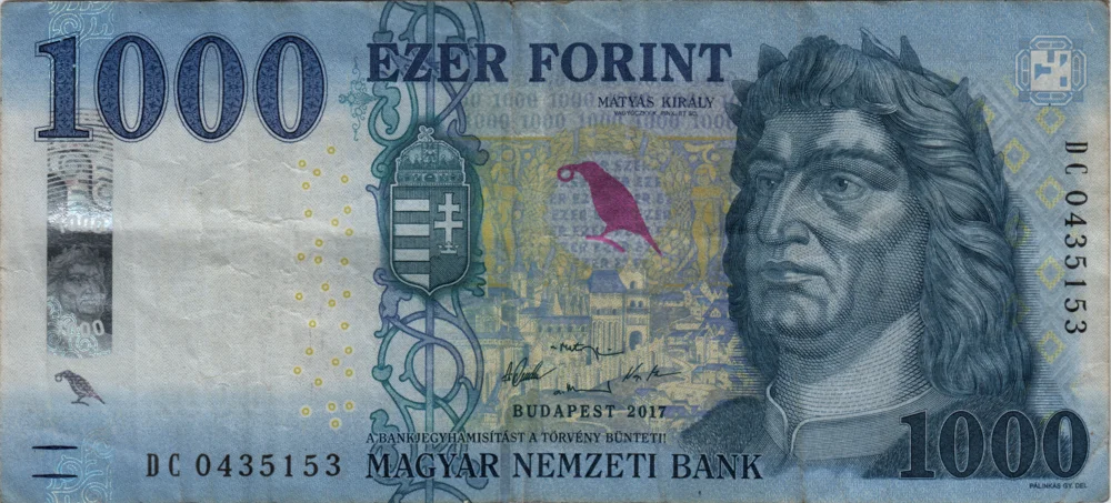 1000 Forint, 2017 Reverse