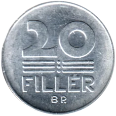 Preview 20 fillér, 1991 reverse