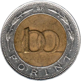Preview 100 Forint, 1997 reverse