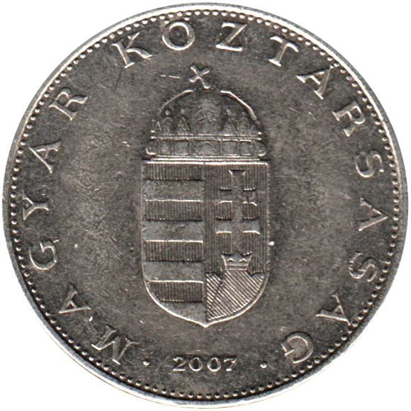 10 Forint, 2007 Obverse
