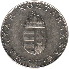 Preview 10 Forint, 2007 obverse