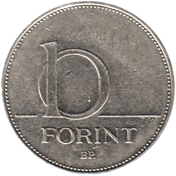 10 Forint, 2007 Reverse