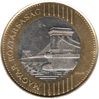 Preview 200 Forint, 2010 obverse