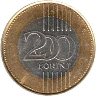 Preview 200 Forint, 2010 reverse
