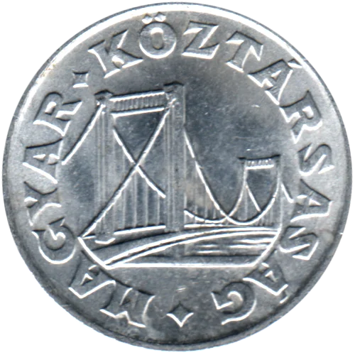 50 fillér, 1990 Obverse