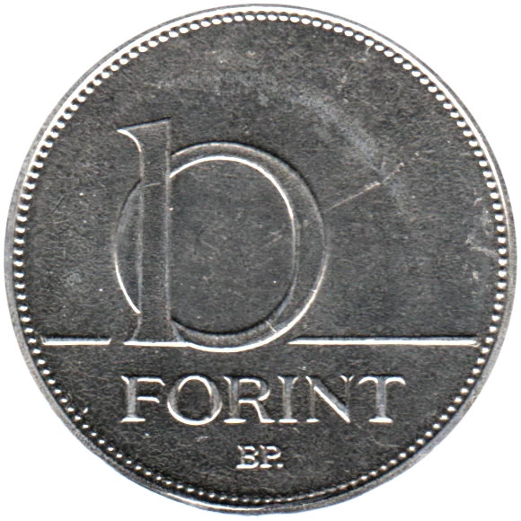 10 Forint, 2012 Reverse