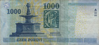 Preview 1000 Forint, 2010 obverse