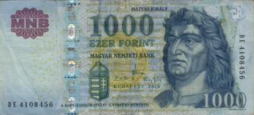 Preview 1000 Forint, 2010 reverse