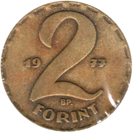 Preview 2 Forint, 1977 reverse
