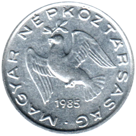 10 fillér, 1985 Obverse