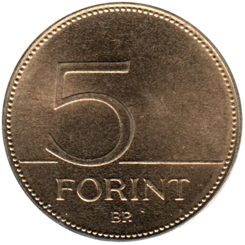 5 Forint, 2004 Reverse