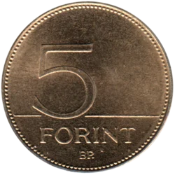 Preview 5 Forint, 2004 reverse