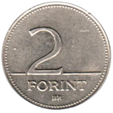 Preview 2 Forint, 1994 reverse
