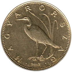 Preview 5 Forint, 2012 obverse