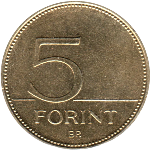 5 Forint, 2012 Reverse